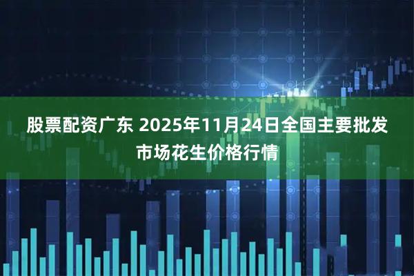 股票配资广东 2025年11月24日全国主要批发市场花生价格行情